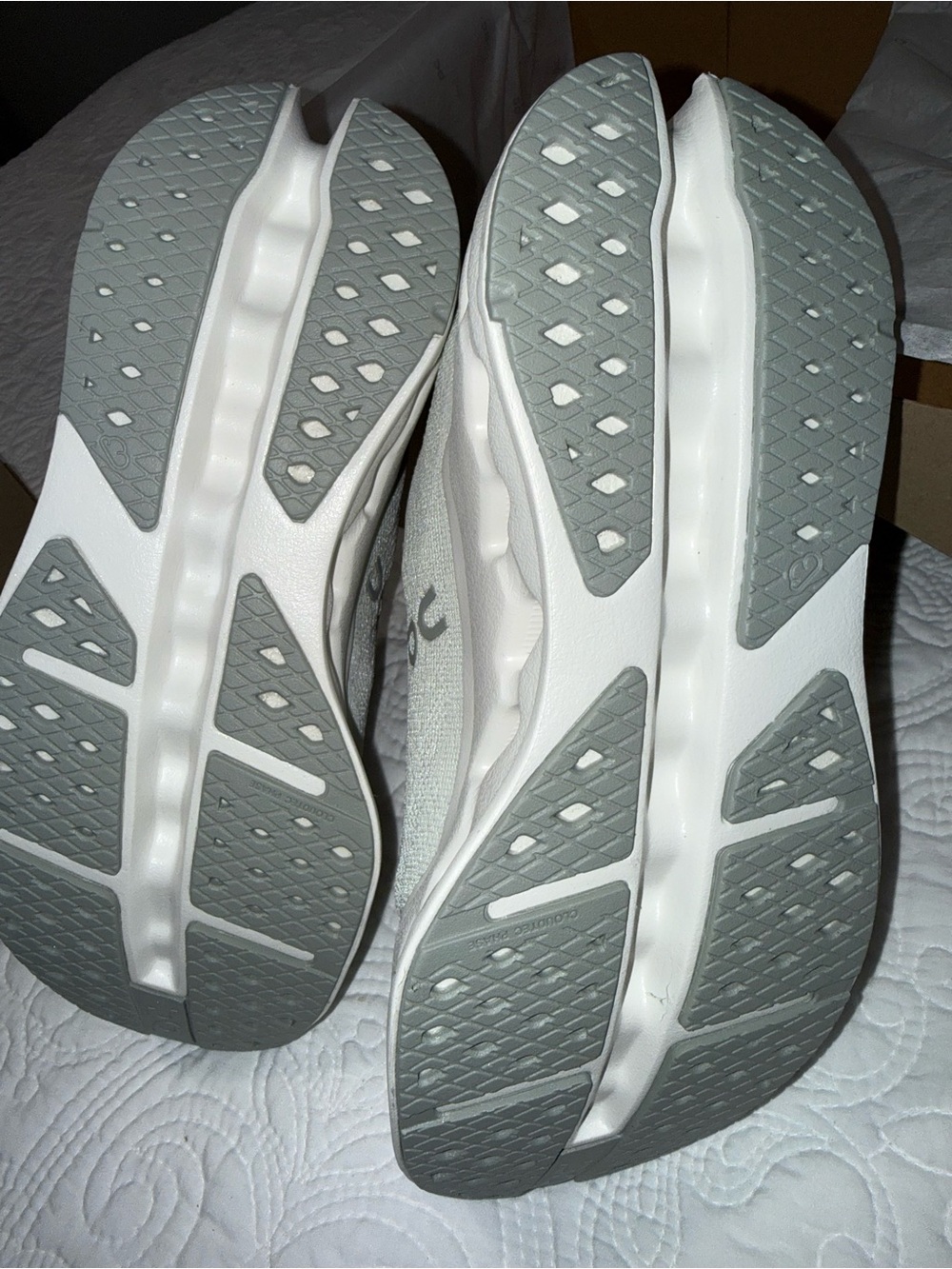 On Running Cloudnova Athletic Sneakers - White & Light Gray - Picture 6 of 7